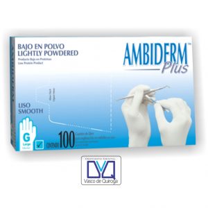 Guantes Ambiderm Plus - CHICO, VERDE
