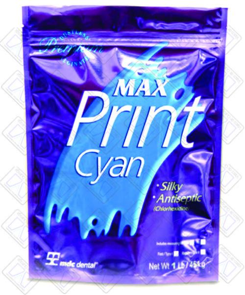 Alginato Max Print Cyan de 454g.