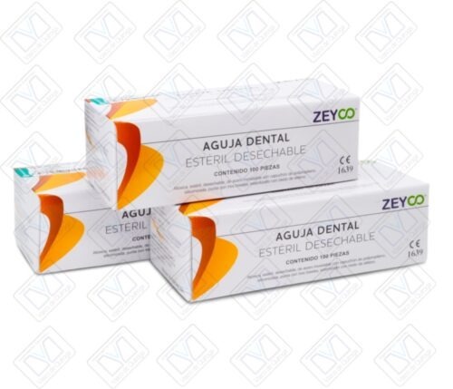 Agujas Dentales Desechables Zeyco c/100 pz - Imagen 2