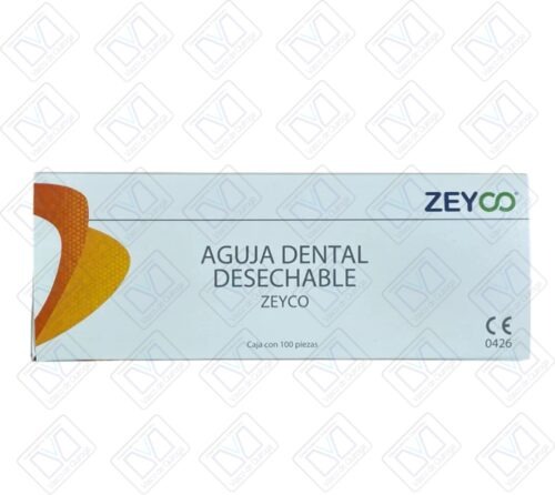 Agujas Dentales Desechables Zeyco c/100 pz