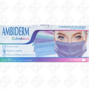 Cubrebocas MULTICOLOR Ambiderm