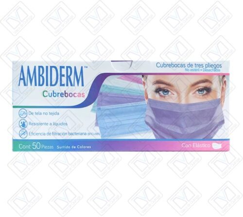 Cubrebocas MULTICOLOR Ambiderm
