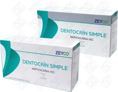DENTOCAINA SIMPLE  MEPIVACAINA HCI 3% Zeyco - Imagen 2