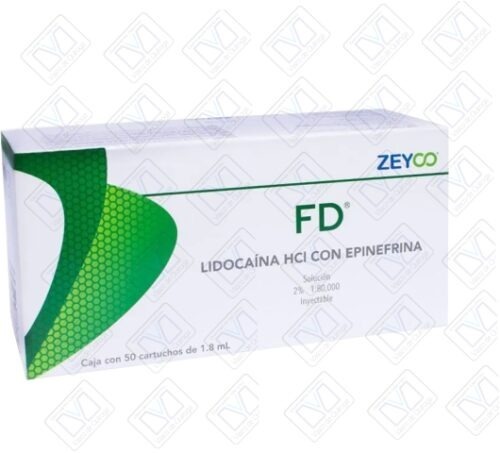 FD LIDOCAÍNA HCI 2% C/EPINEFRINA 1:100,000 Zeyco