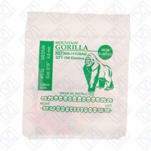 Ligas Intermaxilares GORILA COLOR   3/16"   4 1/2 oz
