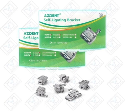 Brackets Autoligado Azdent Con Tubos P/6