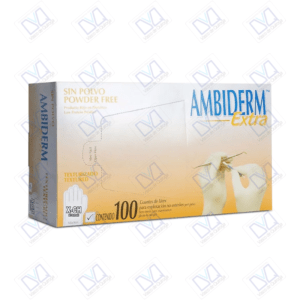 Guantes Ambiderm EXTRA Látex sin polvo